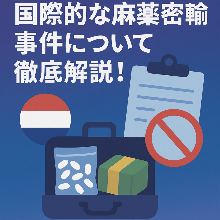 投稿についてもっと詳しく オランダに関する国際的な麻薬密輸事件について徹底解説！