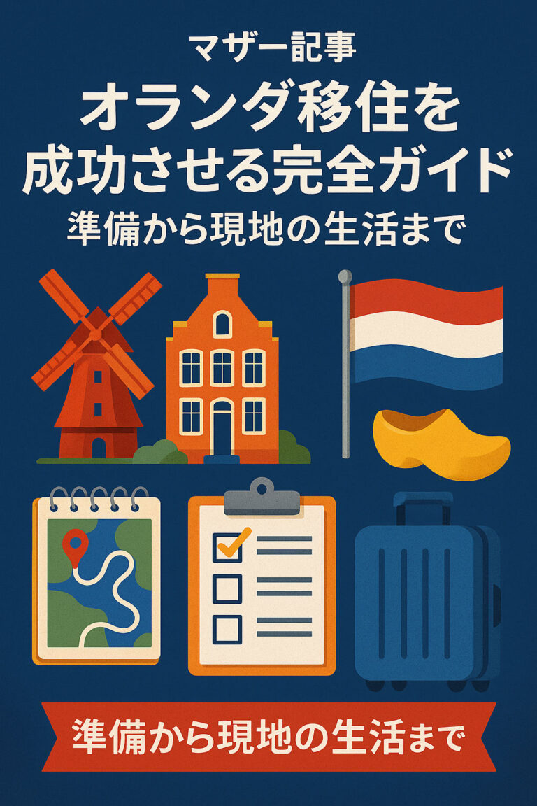 投稿についてもっと詳しく 【マザー記事】オランダ移住を成功させる完全ガイド：準備から現地の生活まで