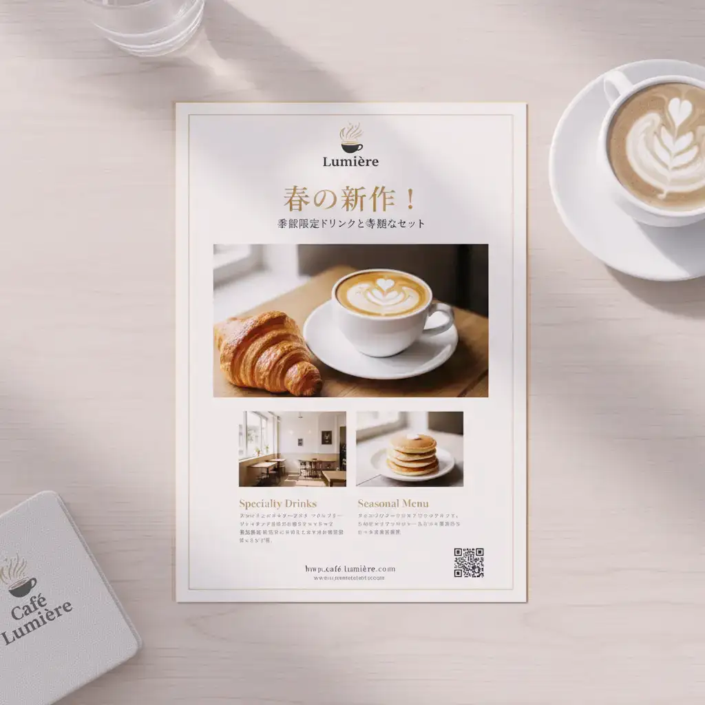 チラシのデザイン例